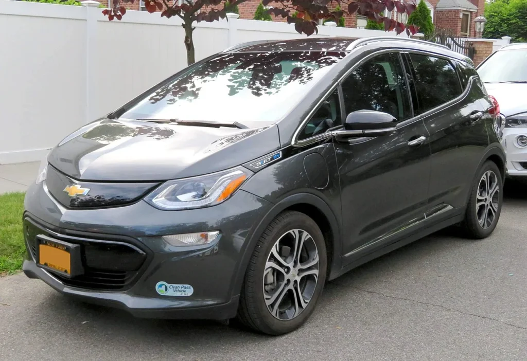 Chevrolet Bolt EV, whose charging was capped at 80 percent by software during the recall