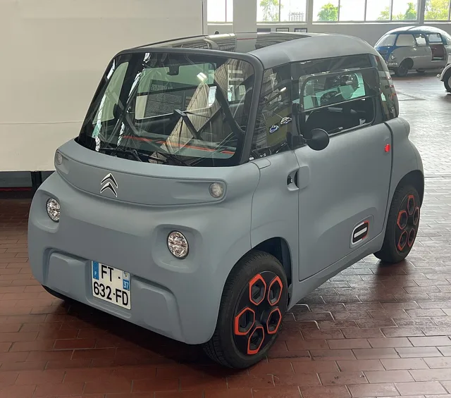Citroën Ami on display at the Lane Motor Museum in Nashville, Tennessee