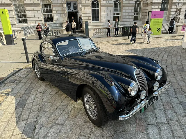Lunaz electric Jaguar XK120 Fixed Head Coupe restomod