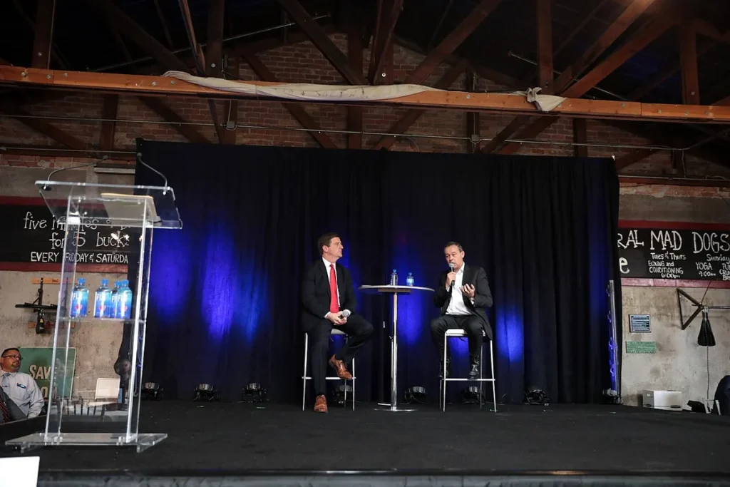 Peter Rawlinson, ex ingegnere capo della Tesla Model S, in Arizona nel 2019